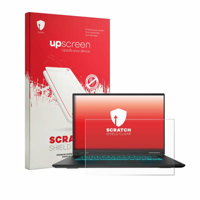 upscreen - Screenprotector voor Gigabyte Gaming A16 GA63H - Folie Beschermfolie transparant