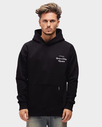 UNRUSHED HOODIE BLACK