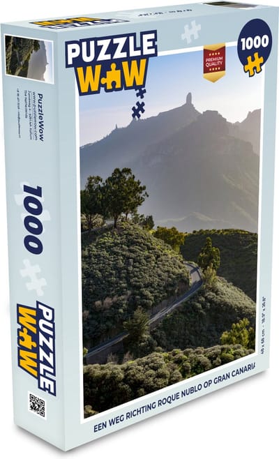 Puzzel Een weg richting Roque Nublo op Gran Canaria - Legpuzzel - Puzzel 1000 stukjes volwassenen