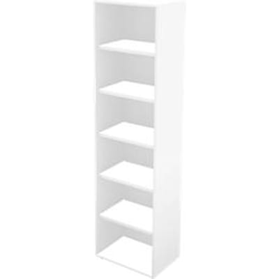 Schäfer Shop Genius Boekenkast TETRIS WALL - 6 OH - B 600 x D 420 x H 2250mm - wit