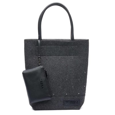 Zebra trends Dames Shopper Antraciet