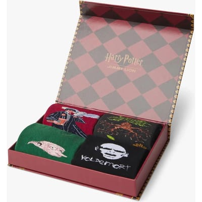 Jimmy Lion unisex giftbox 4P sokken harry potter multi (Harry Potter)