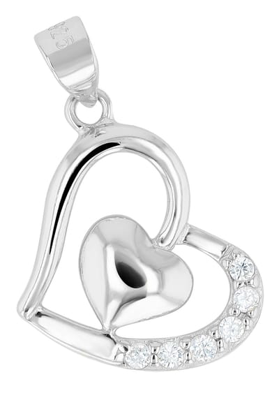 AKZENT Akzent Dames Hanger "Banja" van 925 Sterlingzilver, gerhodineerd, duurzaam