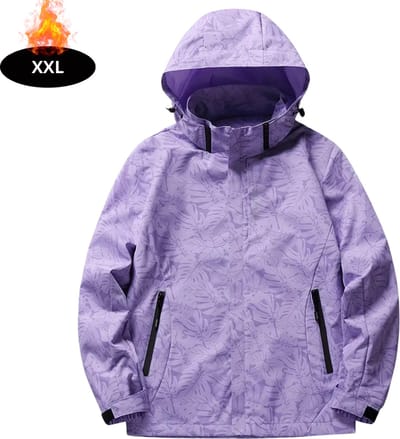 Nivard Windjas Dames - Parka - Lente & Herfst - Jas - Volwassen - Windjack - Windbreaker - Outdoor - Violet - XXL