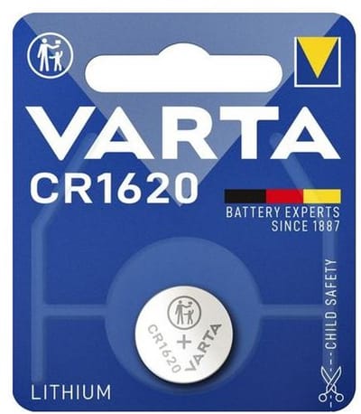 Knoopcel batterij - CR1620 - 3V - 70mAh - Lithium batterij - Button cell battery - Kleine elektronica - Jonyx