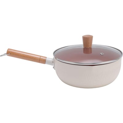 Kleine anti-aanbak kookpot Multifunctionele Hittebestendige Steelpan Kookpot voor Thuis 22cm / 22cm / 8.7in