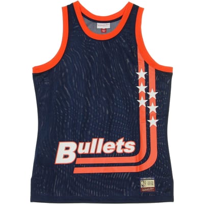 Basketbalvest voor heren Nba Team Heritage-tanktop 1970-77 Wasbul