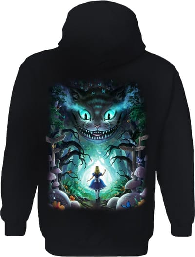 Alice In Wonderland Into Wonderland The Coloured House Hoodie S