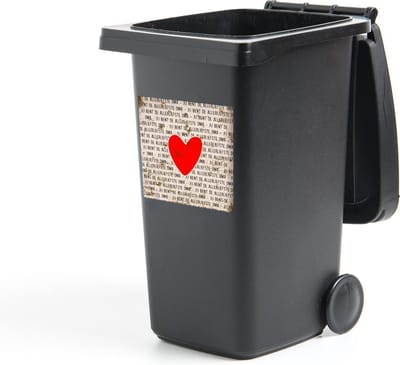 Container sticker Spreuken - Quotes - Jij bent de allerliefste oma - Oma - 40x40 cm - Kliko sticker