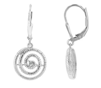 AKZENT Akzent dames oorbellen "Akira" van 925 Sterlingzilver, gerhodineerd, duurzaam