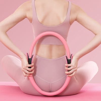 Without Lemon - Pilates Yoga Ring voor Full Body Workout - Spierversteviging, Core Training en Bekkenbodemoefeningen - Roze