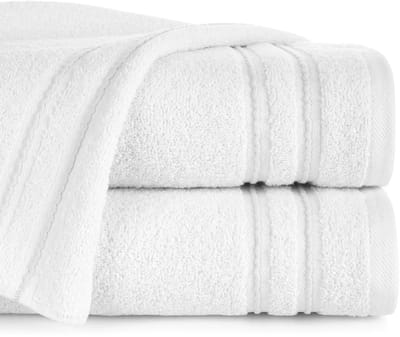 Badhanddoek Katoen Terry Emina 70x140cm Wit - Zacht & Absorberend