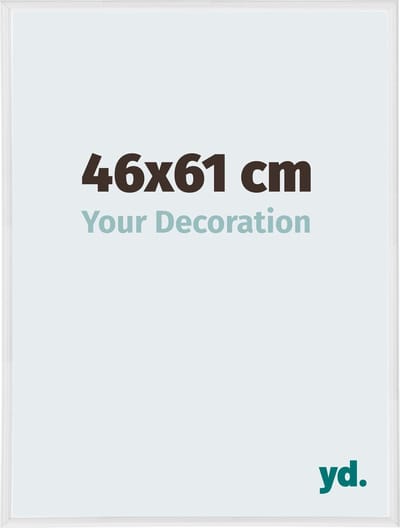 Your Decoration - Fotolijst 46x61 cm - Kunststof - Wit Hoogglans - Annecy