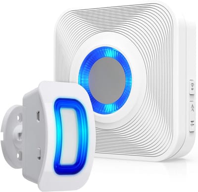 CRLYN® Opritverklikker - Entreemelder - Doorgangsmelder - Beveiliging - Wit