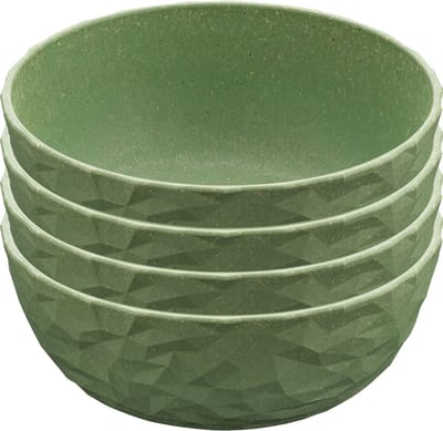 Schaal, 0.7 L, Set van 4, Organic, Blad Groen - Koziol | Club Bowl