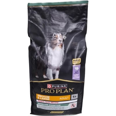PURINA PRO PLAN Graanvrij Sensitive Digestion Adult - Hondenvoer - Kalkoen - 12 kg