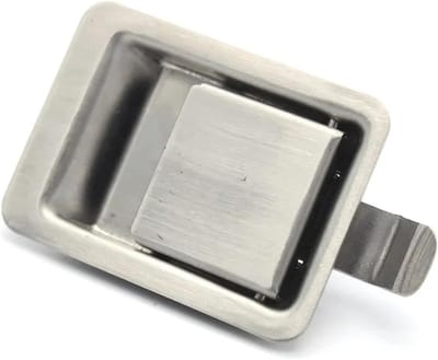 Bus Handvat - Kast Accessoire - Veilig Afsluiten - Roestvrij Staal - 1 Stuk - Plat
