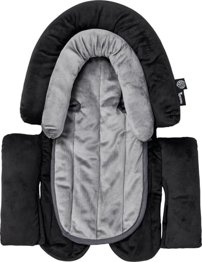 2-in-1 stoelverkleiner voor alle kinderwagens, baby-autostoelen en autostoelen, universele kinderwagen pasgeboren inzetstuk zitkussen hoofdsteun