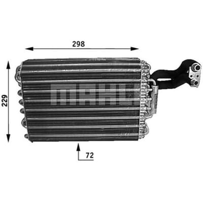 Verdamper, airconditioning MAHLE AE 31 000S