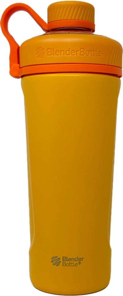 BlenderBottle® | Radian Insulated | 770 ml | ORANJE | Shakebeker | Shaken zonder klonten en zonder te lekken! | BPA-en-Phthalate-vrij | De beste kwaliteit voor jaren plezier | Extra lang koud | Drink fles | Water fles | Shaker | Bidon