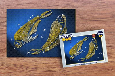 Puzzel Sterrenbeeld - Vissen - Sterren - Legpuzzel - Puzzel 1000 stukjes volwassenen