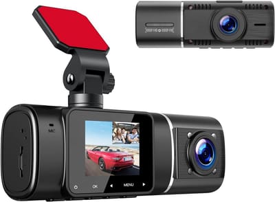 Dashcam Full HD 1080P voor Voor, Achter en Interieur