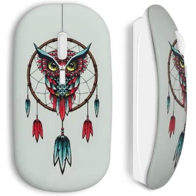 Souris Sans Fil - Hib - Dream Catcher - USB WiFi Inclus - Compatible Mac et PC - Optique