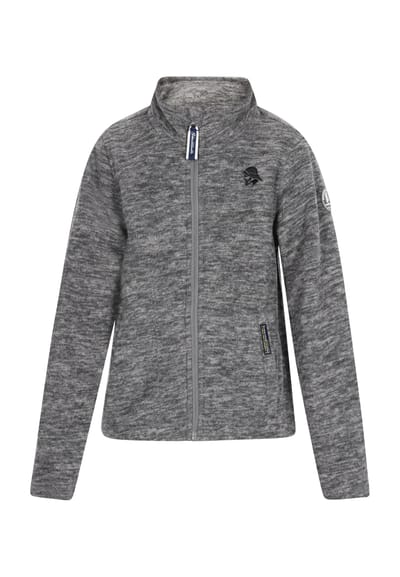 Schmuddelwedda Fleece jas jongens (kinderen) grijs melange