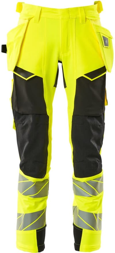 Mascot Accelerate Safe Broek met spijkerzakken 19031-711 - Hi-Vis geel/zwart - C48 - 76
