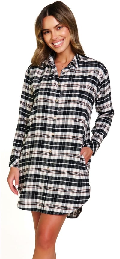 Doctor Nap Flanellen Nachthemd Brownie TM.7336 S / M