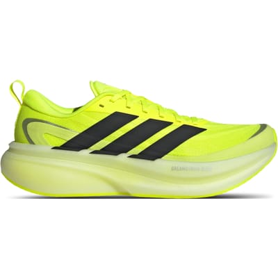 Adidas Supernova Glide Sneakers Heren - Geel - Maat 46 2/3 - Mesh/Synthetisch
