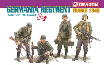 Dragon Modelbouwpakket Militaire voertuigen - 6281 Germania Regiment - France 1940 Plastic - 1:35 - Modelbouw