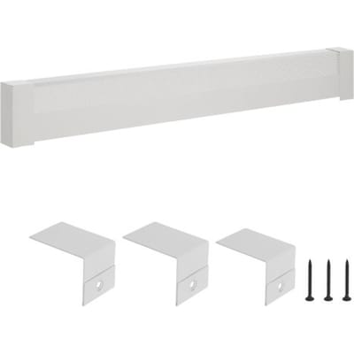VEVOR Radiatorbekleding, Basic Serie, 1831 x 80 x 193 mm, Standaard Frontbekleding voor Elektrische Radiatoren, Vervangende Bekleding van Robuust Staal, voor Slaapkamer, Wit