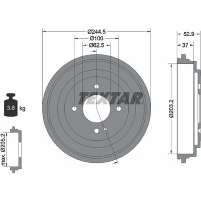 Remtrommel TEXTAR 94048100