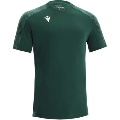 Macron Gede Shirt Korte Mouw Heren - Donkergroen | Maat: 3XL