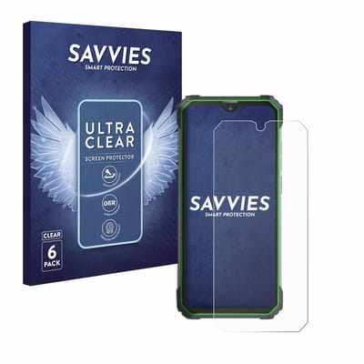 Savvies - Screenprotector voor Blackview BL8800 PRO 5G - Folie Beschermfolie transparant 6 Stuks