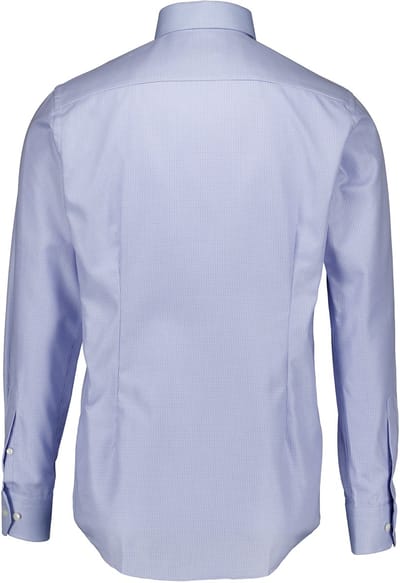 Eton - Overhemd Lichtblauw Eton Semi Solid Signature Twill Shirt Lange Mouw Overhemd Lichtblauw 100015103