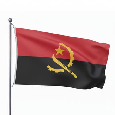 Trasal - vlag Angola - angolese vlag - 150x90cm