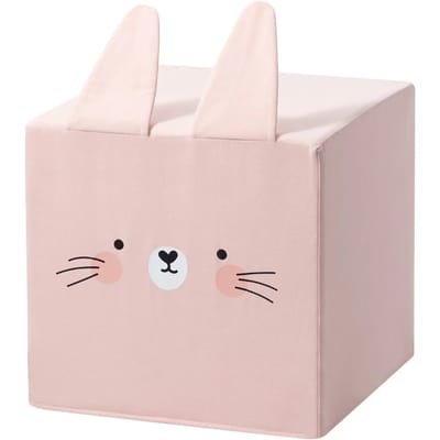 Kubus poef Yellow Tipi Rainbow Rabbit