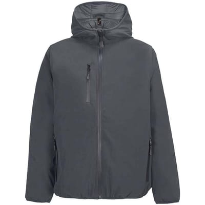 SOLS Heren Falcon Gewatteerde Softshell Jas (Charcoal)