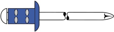 GESIPA Blindklinknagel PolyGrip® Nagelas d x l 4,8 x 10 mm - 1432058