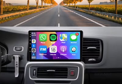 Autoradio 2/32GB met Carplay en Android auto | Geschikt voor Volvo V60 S60 2007-2015 | Radio scherm met Navigatie | 2007 2008 2009 2010 2011 2012 2013 2014 2015