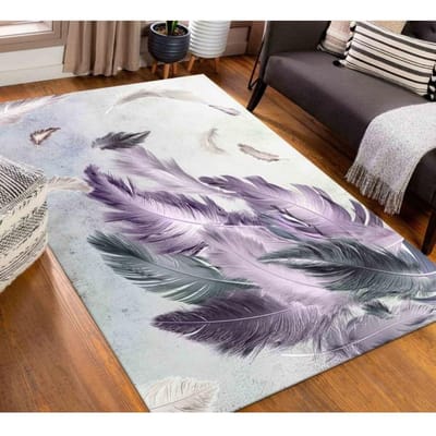 Violet, Moderne, Accroché au mur, Zone, Tapis de chambre d'enfant, Paillasson, 60*90cm