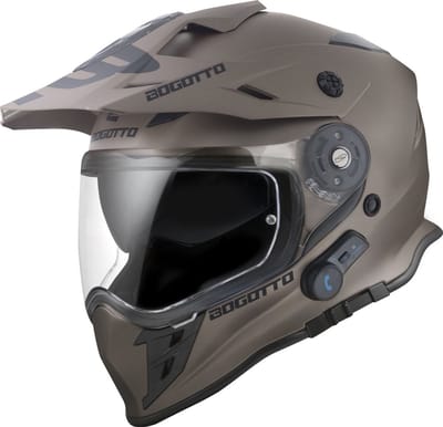 Bogotto H331 BT Bluetooth Bruin Enduro Helm - Helm