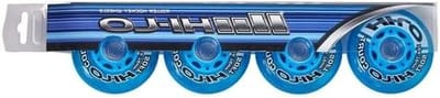 Skeelerwielen - Rolschaatswielen - Indoor Hockey - Goede Grip - 80mm 4 stuks - Blauw