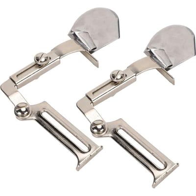 2 Stuks Naaimachine Binder Locksteek Naaimachine Zoomvouw Binding Hulpstuk A11 Binder gray