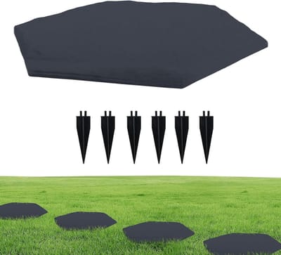 Tuin Stapstenen Buitenshuis | Padbestrating Decoratie Voor Wandelpad | Decoratieve Stapstenen Met Grondpennen Voor Achtertuin Zwembad Patio
