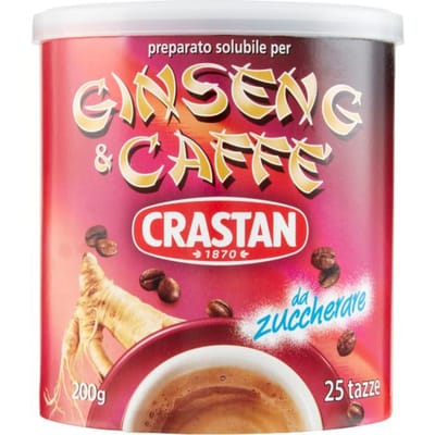 Oploskoffie ginseng caffe 200g - crastan