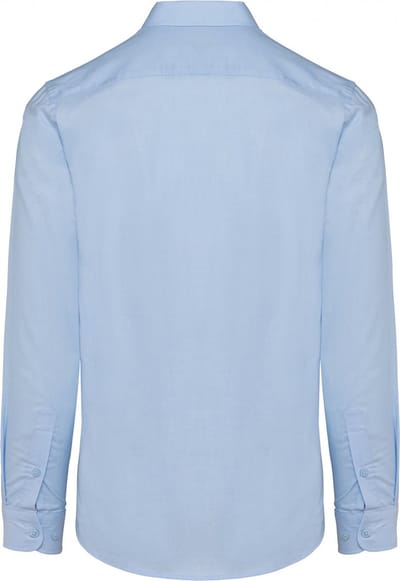 Kariban Heren overhemd Oxford lange mouwen K595 - Oxford Blue - 3XL