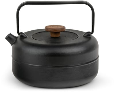 Bredemeijer - Theepot Henan gietijzer 0,75 liter - zwart - met filter